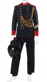 K.u.K. Uniform der Leibgardeninfantrie mit goldener Fangschnur