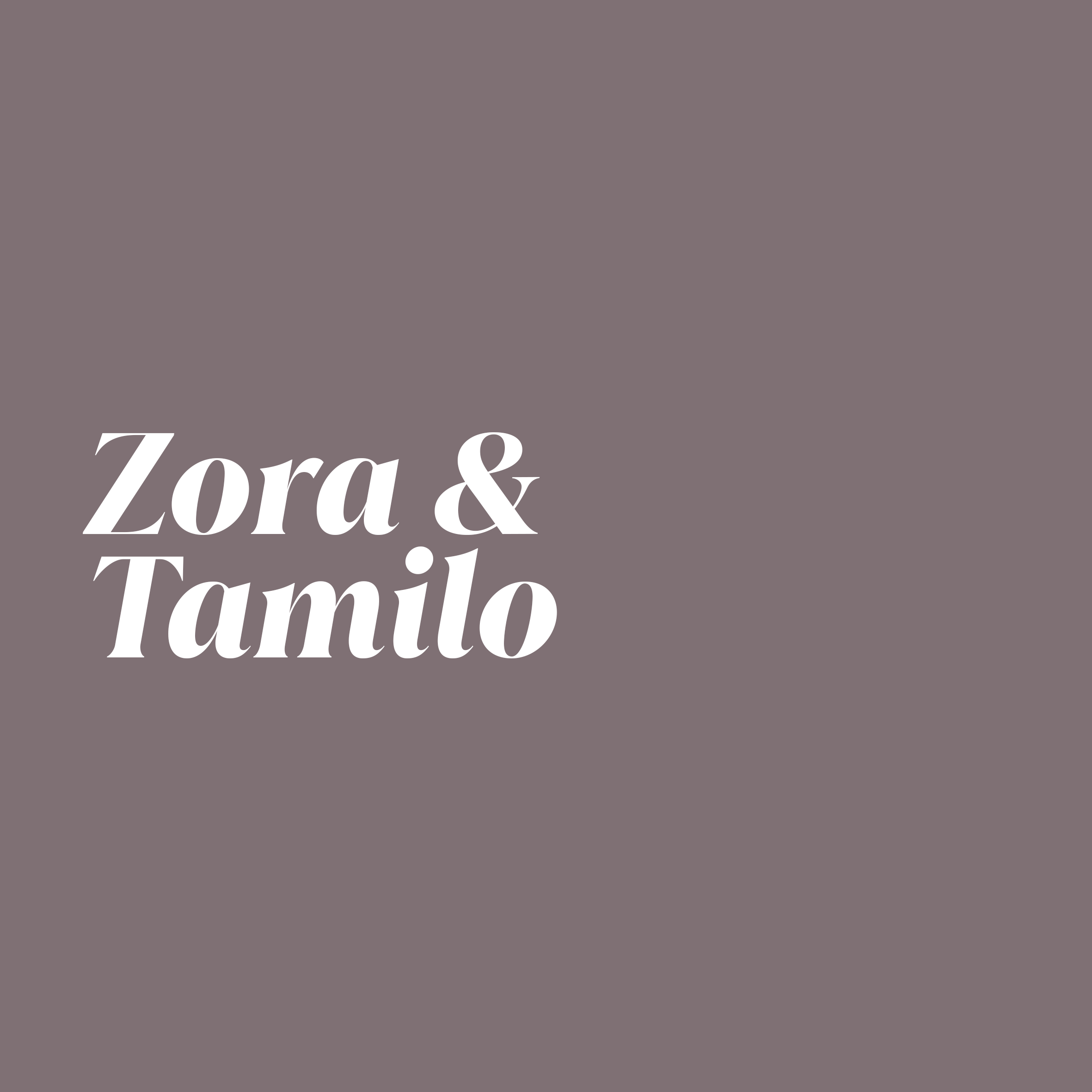 Einstiegsgrafik für die Galerie: Zora und Tamilo